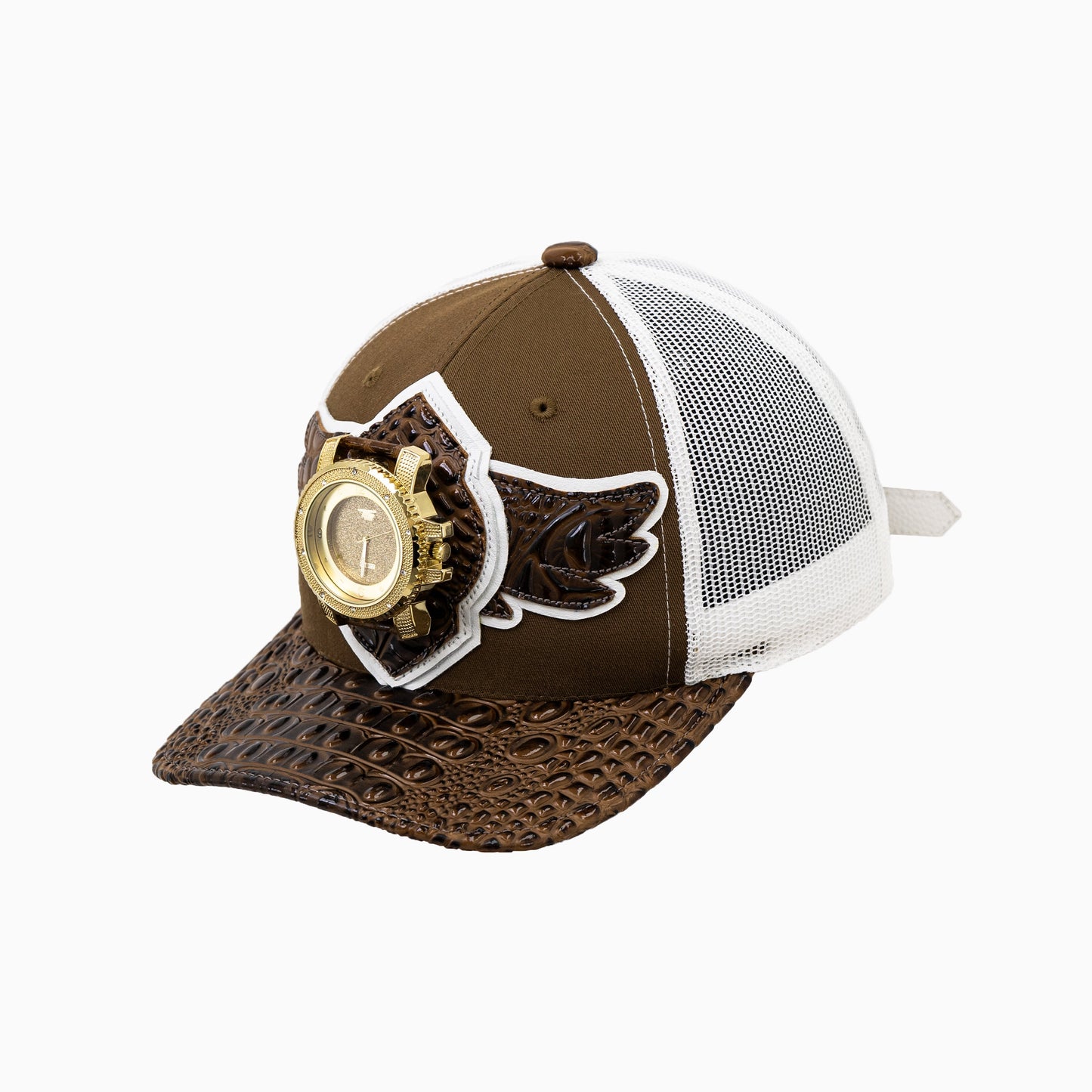 Breyer's Buck 50 Wool Trucker Hat With Leather Visor