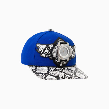 Breyer's Buck 50 Wool Watch Hat With Faux Snake Skin Visor