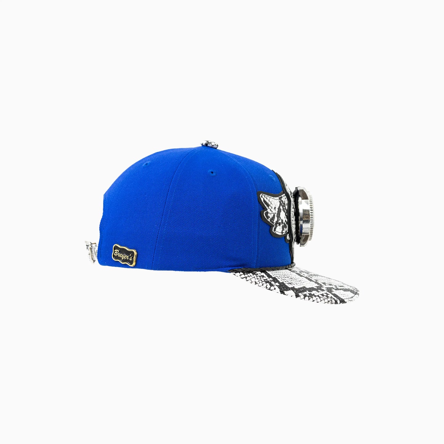 Breyer's Buck 50 Wool Watch Hat With Faux Snake Skin Visor