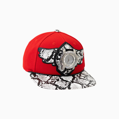 Breyer's Buck 50 Wool Watch Hat With Faux Snake Skin Visor