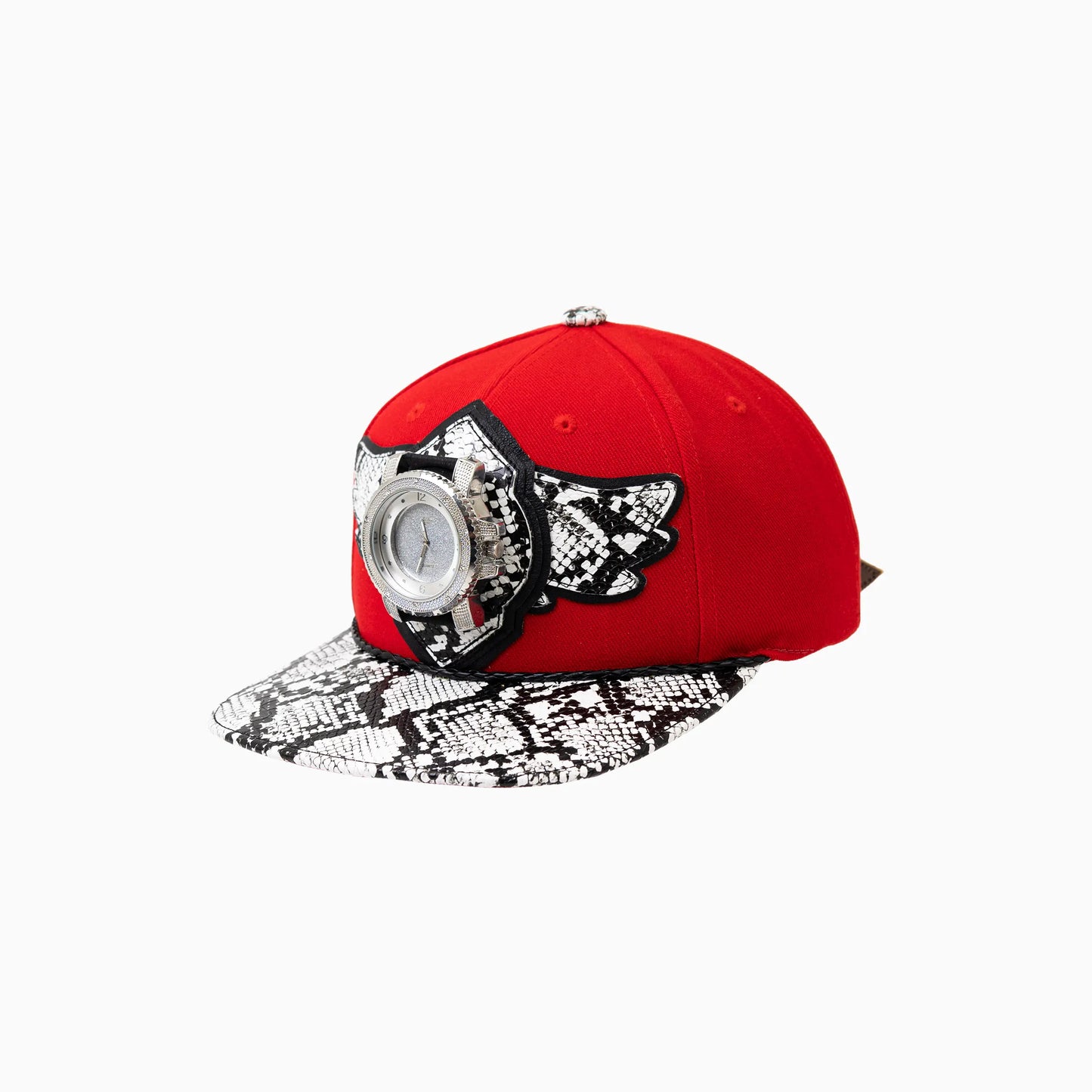 Breyer's Buck 50 Wool Watch Hat With Faux Snake Skin Visor