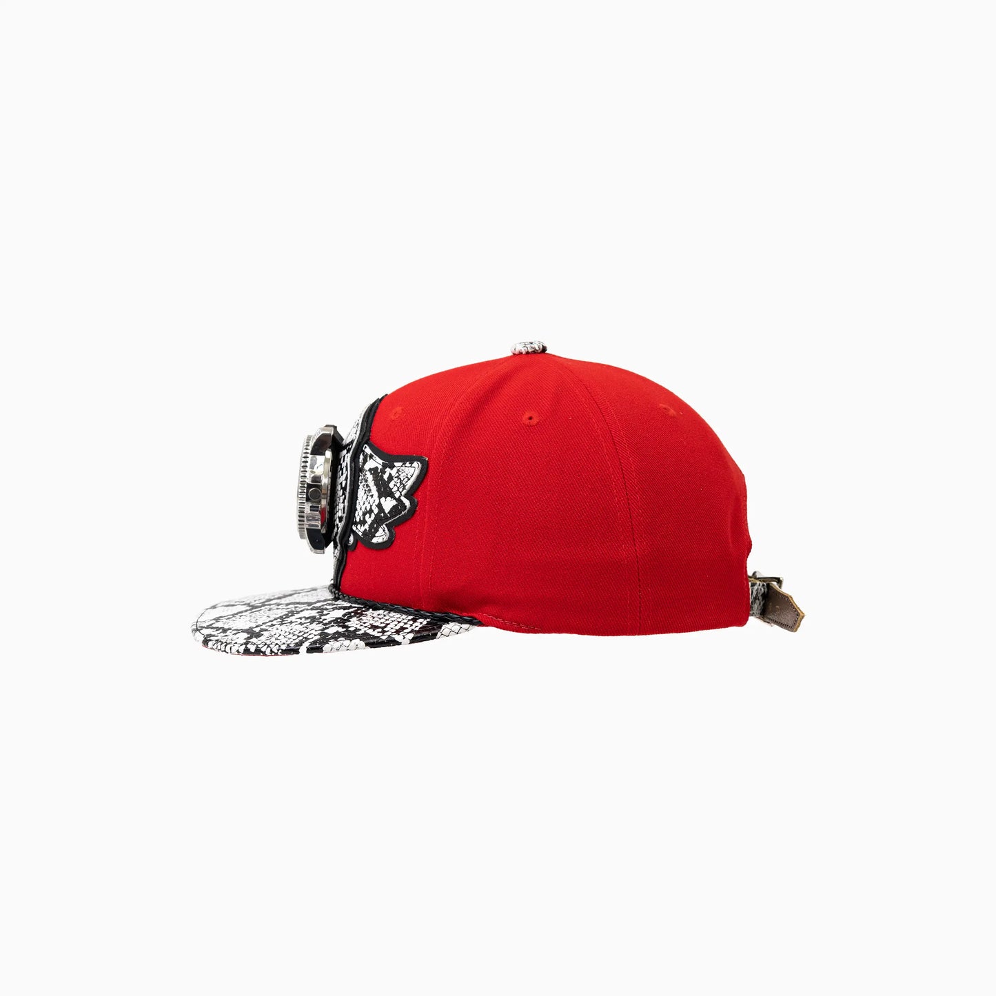 Breyer's Buck 50 Wool Watch Hat With Faux Snake Skin Visor