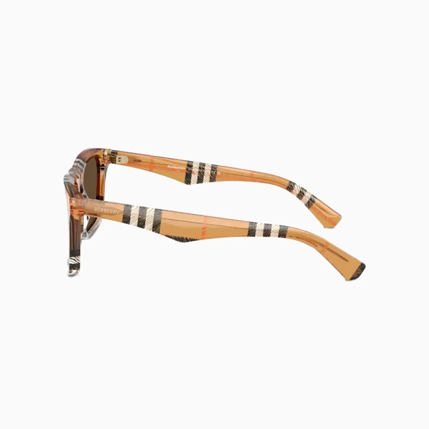 Men's Check Square Sunglasses