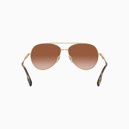 Women's Burberry Logo Pilot Sunglasses