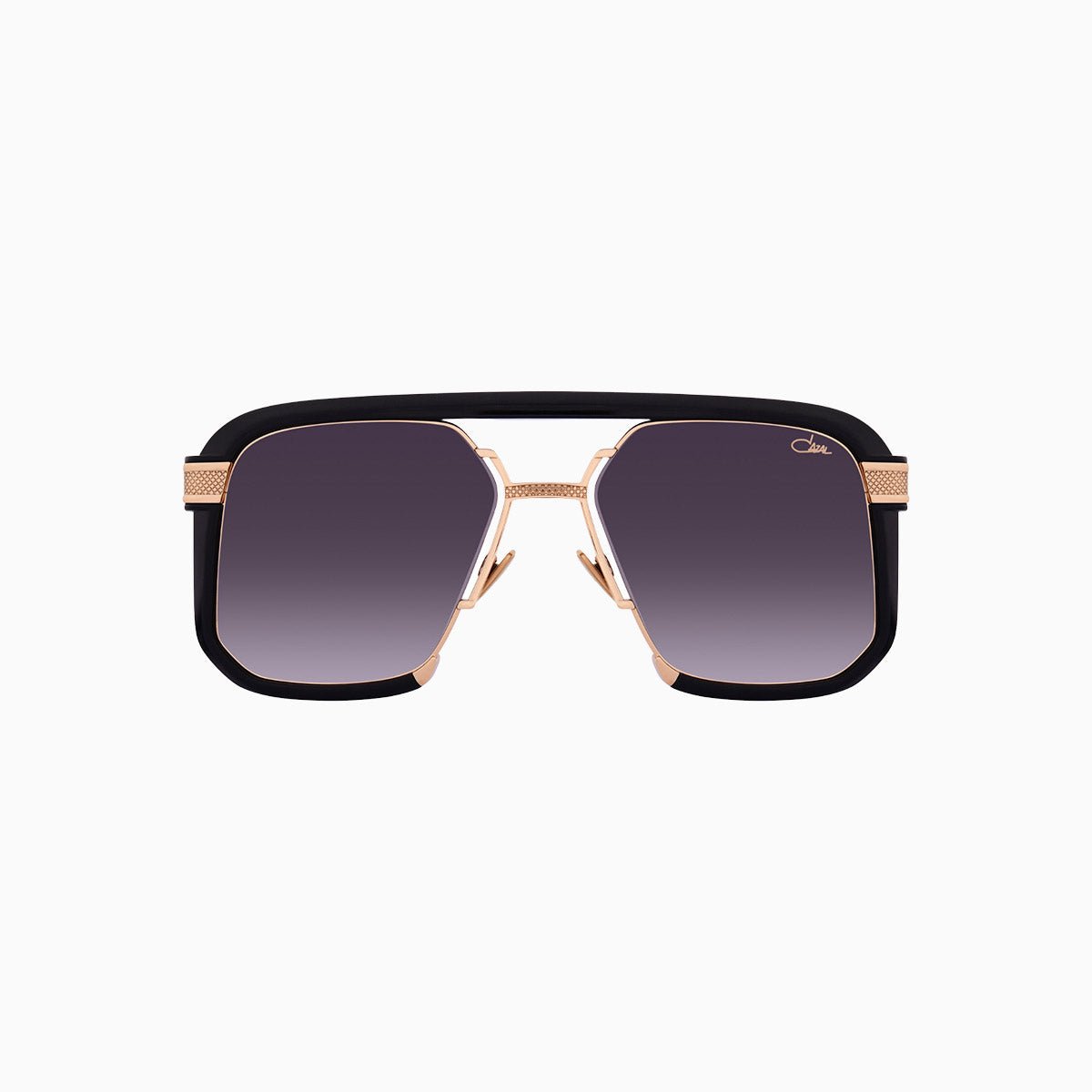 Cazal 682 Black Silver Gold Sunglasses