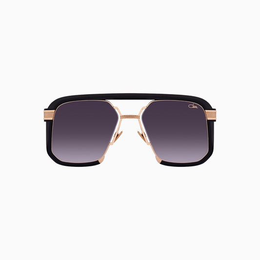 Cazal 682 Black Silver Gold Sunglasses