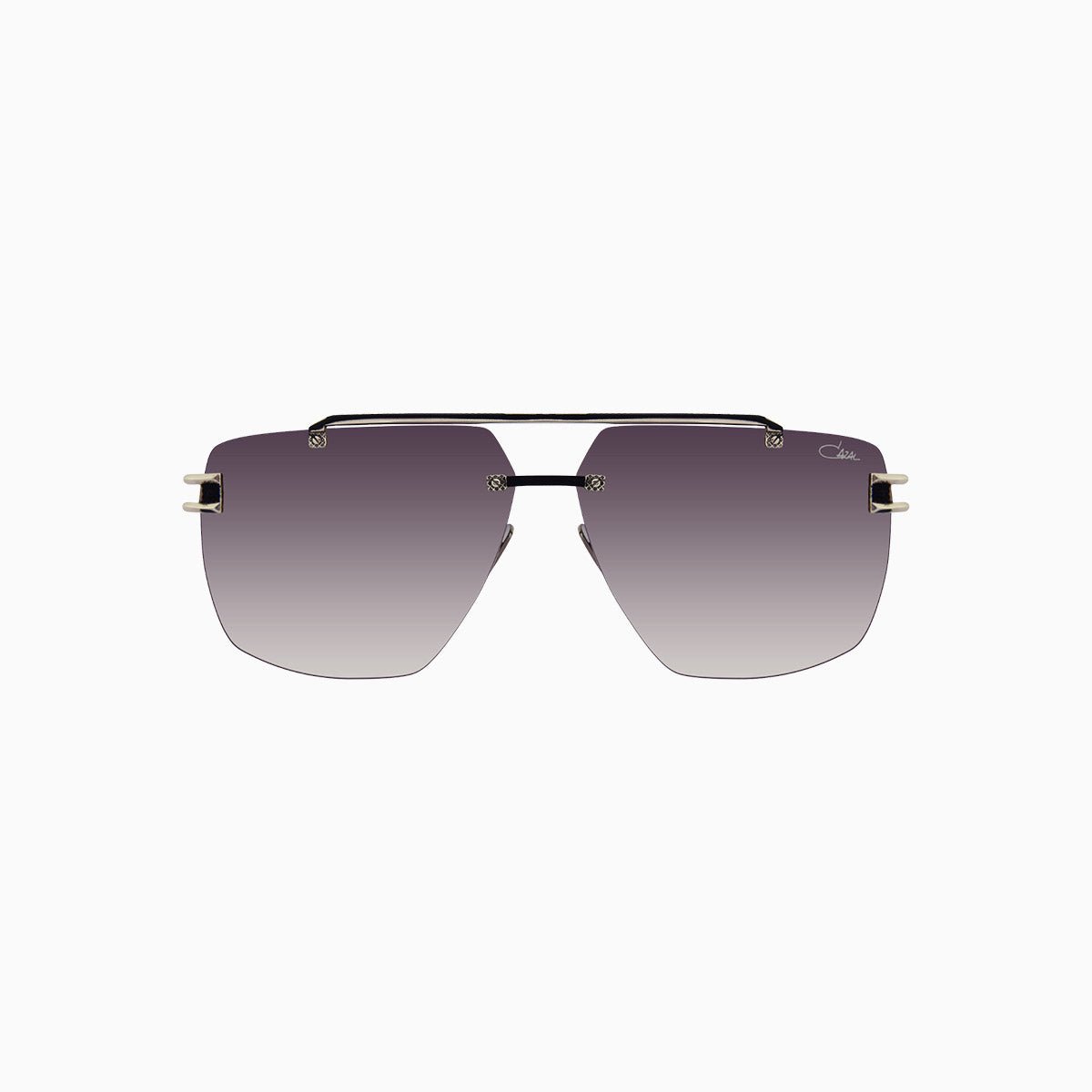 Cazal 9107 Black Silver Sunglasses