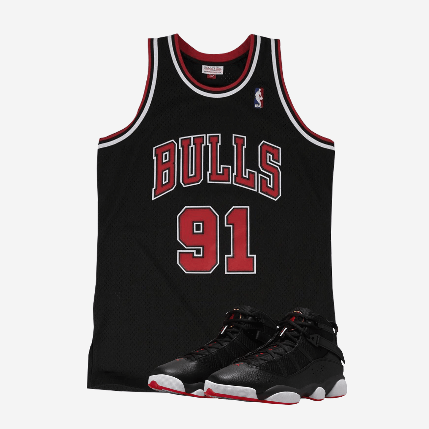 Swingman Dennis Rodman Chicago Bulls NBA 1995-96 Alternate Jersey