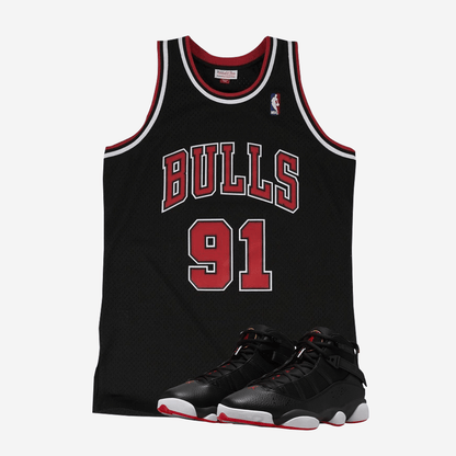 Swingman Dennis Rodman Chicago Bulls NBA 1995-96 Alternate Jersey