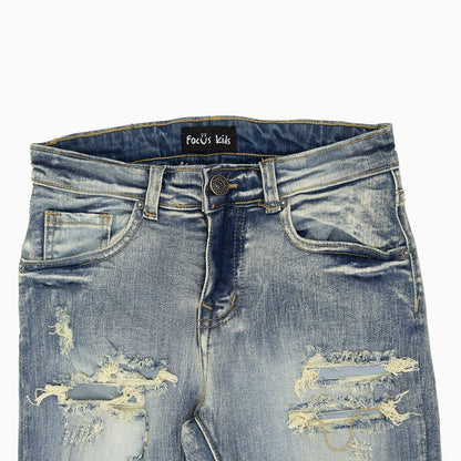 Kid's Rip + Repair Denim Skinny Pant