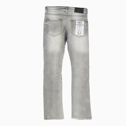 Kid's Ripped Stack Skinny Denim Pant