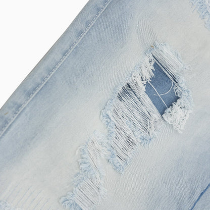 Men's Clean Distressed Denim Pant