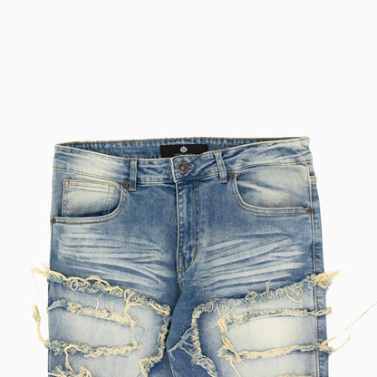 Men's Super Stacked Denim Slim Pant