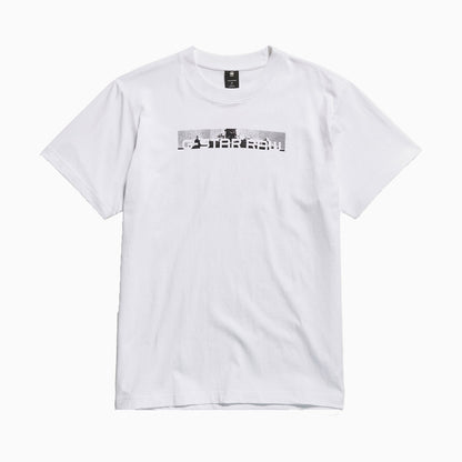 Men's Flight Deck Back Graphic Loose T-Shirt