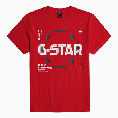 Men's G Star Graphic Crew Neck T Shirt