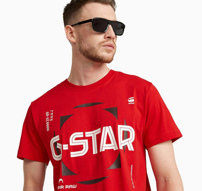 Men's G Star Graphic Crew Neck T Shirt