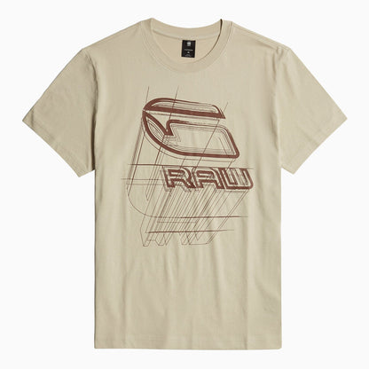 Men's Graphic Bright Crew Neck T Shirt