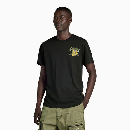 Men's Vest Back Graphic T-Shirt