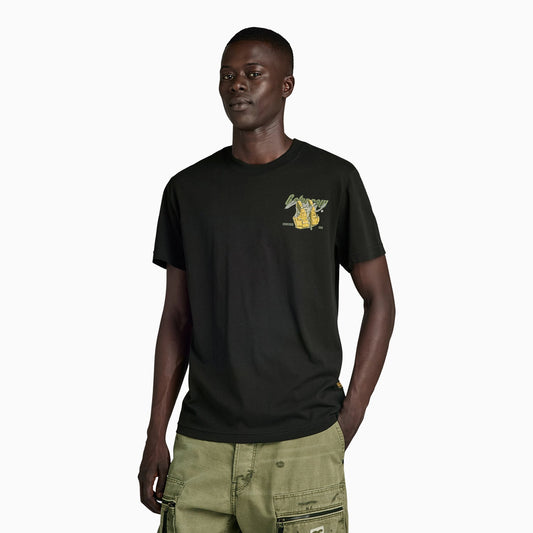 Men's Vest Back Graphic T-Shirt