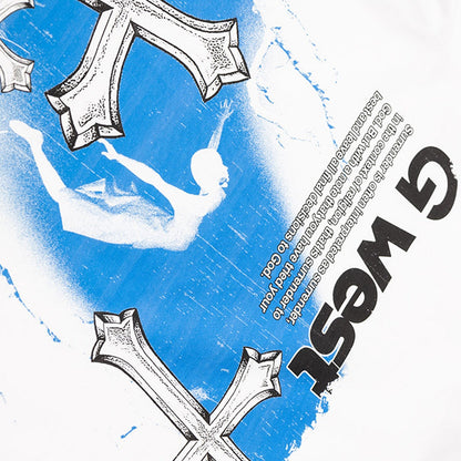Men's Ascending Soul Cross Crew Neck T Shirt