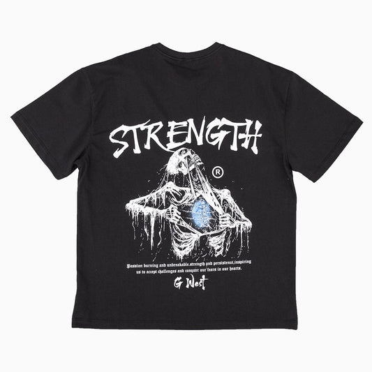Men's Strength Skeleton Crew Neck T Shirt