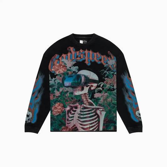 Men's Vision Flowers Long Sleeve Sweatshirt