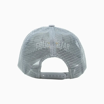 Full Moon Wolf Light Gray Trucker Hat