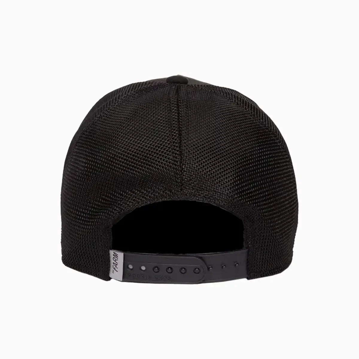 The Suede Panther Blacked Out Microsuede Trucker Hat
