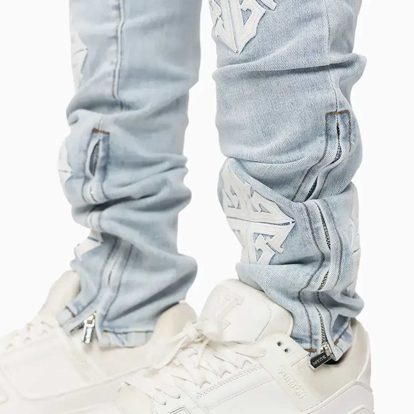 Men's Aqua Blue Icon Denim V2 Pant