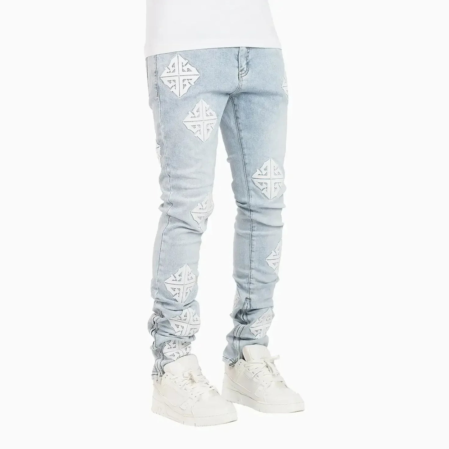 Men's Aqua Blue Icon Denim V2 Pant