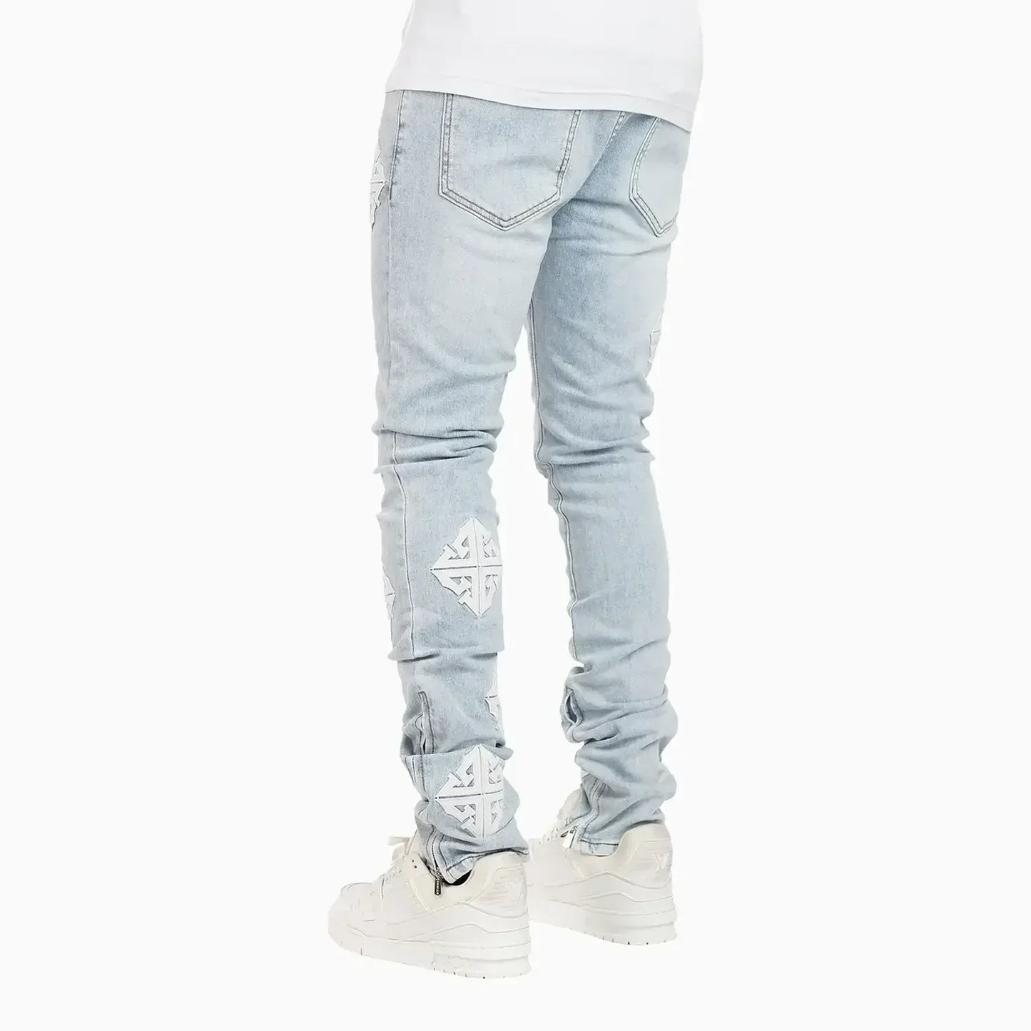 Men's Aqua Blue Icon Denim V2 Pant