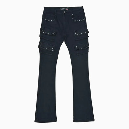 Men's Stacked Cargo Denim Pant