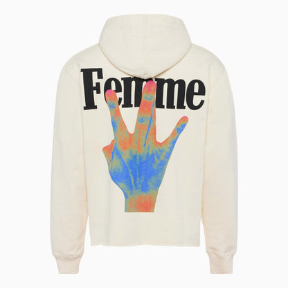 Men's Twisted Fingers Infrared Pull Over Hoodie