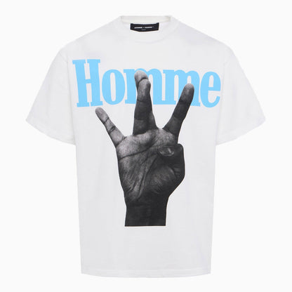 Men's Twisted Fingers Short Sleeve T-Shirt