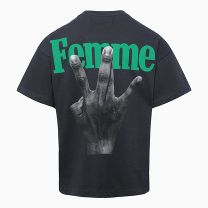 Men's Twisted Fingers T Shirt With Infrared