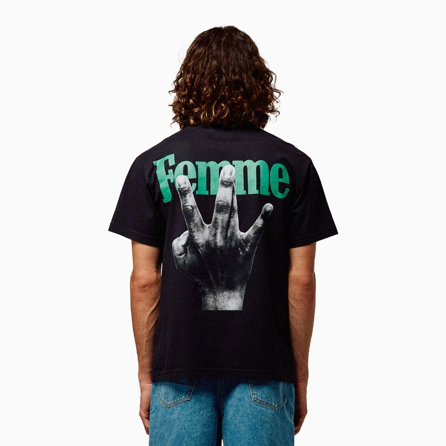 Men's Twisted Fingers T Shirt With Infrared