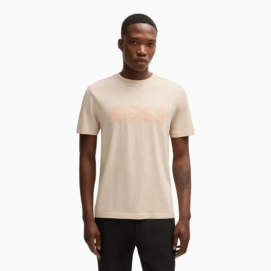 Men's Cotton Jersey Regular Fit T-Shirt With Logo Artwork