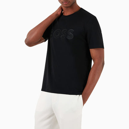 Men's Cotton Jersey Regular Fit T-Shirt With Mesh Logo