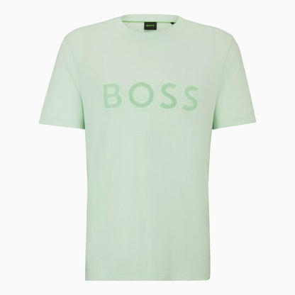 Men's Cotton Jersey Regular Fit T-Shirt With Mesh Logo