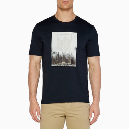 Men's Cotton Jersey Regular Fit T-Shirt With Seasonal Graphic Print