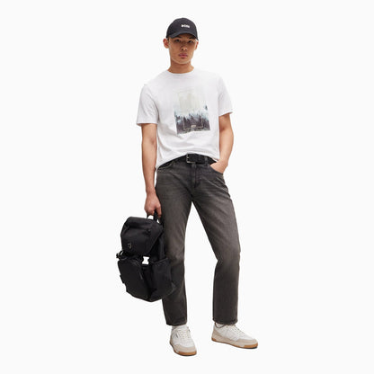 Men's Cotton Jersey Regular Fit T-Shirt With Seasonal Graphic Print