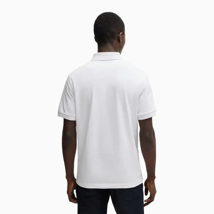 Men's Extra Slim Fit Stretch Polo Shirt With Logo Tape
