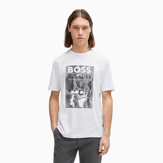 Men's Regular Fit T-Shirt in Cotton With Seasonal Artwork