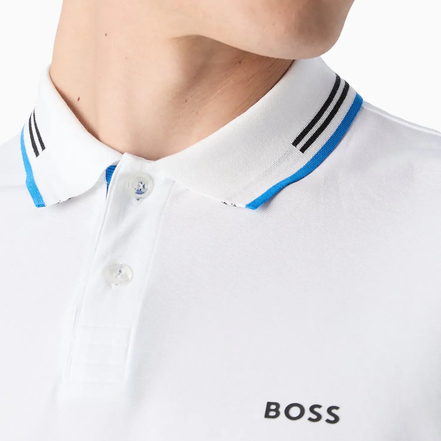 Men's Stretch Cotton Slim Fit Polo Shirt With Branding