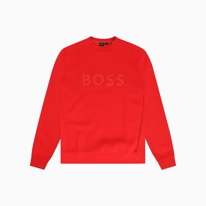 Men's Stretch Cotton Sweatshirt With Sandwich Logo