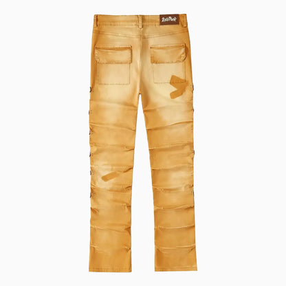 Men's Crinkle Gold Denim Pant