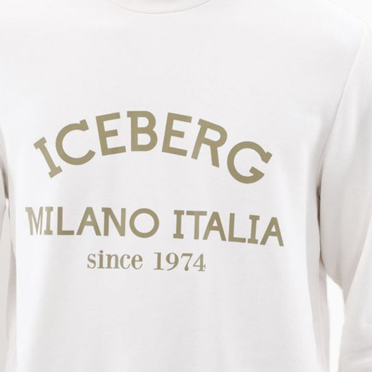 Men's Crew Neck Sweatshirt With Institutional Logo