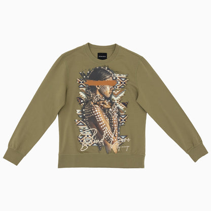 Men's Tribal Blind Love Crew Neck Sweatshirt