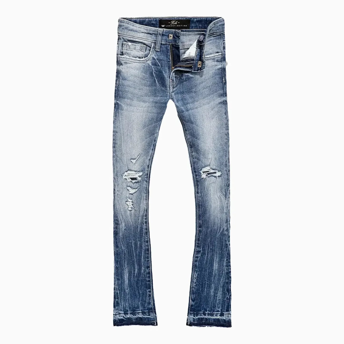 Kid's Attitude Stacked Denim Pant