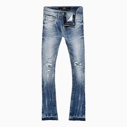 Kid's Attitude Stacked Denim Pant
